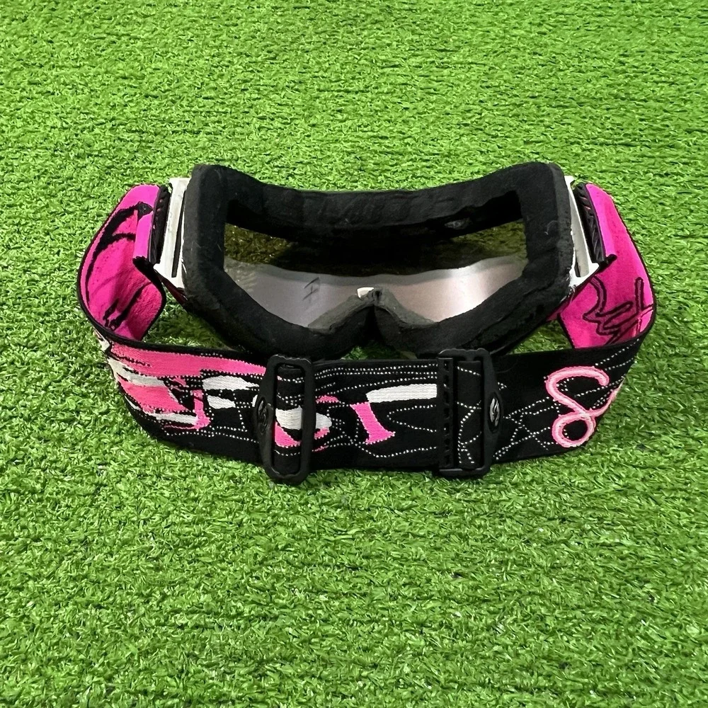 Y2K Motorcross Goggles Black And Pink Smith Optics ATV‎ Eye Wear Ventilated
